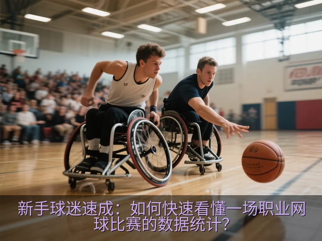 网球赛场底线相持与关键分对决场景